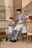 Baju Melayu Luxury Bespoke Fit - Tempest Blue