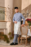 Baju Melayu Luxury Bespoke Fit - Tempest Blue