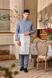 Baju Melayu Luxury Bespoke Fit - Tempest Blue