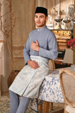 Baju Melayu Luxury Bespoke Fit - Tempest Blue