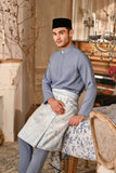 Baju Melayu Luxury Bespoke Fit - Tempest Blue