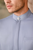 Baju Melayu Luxury Bespoke Fit - Tempest Blue