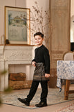 Baju Melayu Kids Luxury Bespoke Fit - Black