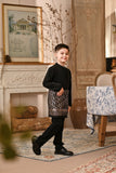 Baju Melayu Kids Luxury Bespoke Fit - Black