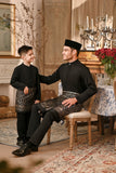 Baju Melayu Luxury Bespoke Fit - Black