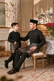 Baju Melayu Luxury Bespoke Fit - Black