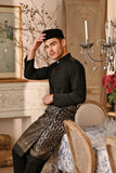 Baju Melayu Luxury Bespoke Fit - Black