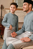 Baju Melayu Majestic Bespoke Fit - Mineral Blue