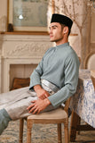 Baju Melayu Majestic Bespoke Fit - Mineral Blue