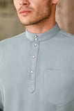 Baju Melayu Majestic Bespoke Fit - Mineral Blue