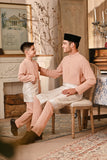 Baju Melayu Majestic Bespoke Fit - Coral Buff