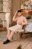 Baju Melayu Majestic Bespoke Fit - Coral Buff