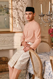 Baju Melayu Majestic Bespoke Fit - Coral Buff