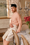 Baju Melayu Majestic Bespoke Fit - Coral Buff