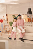 Baju Melayu Teluk Belanga Deluxe Smart Fit - Blush Pink