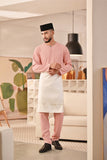 Baju Melayu Teluk Belanga Deluxe Smart Fit - Blush Pink