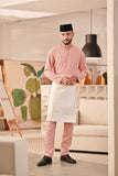 Baju Melayu Teluk Belanga Deluxe Smart Fit - Blush Pink