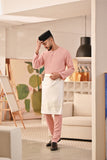 Baju Melayu Teluk Belanga Deluxe Smart Fit - Blush Pink