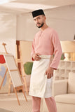 Baju Melayu Teluk Belanga Deluxe Smart Fit - Blush Pink