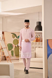 Baju Melayu Teluk Belanga Deluxe Smart Fit - Pale Lilac