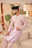 Baju Melayu Teluk Belanga Deluxe Smart Fit - Pale Lilac