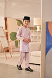 Baju Melayu Kids Teluk Belanga Deluxe Smart Fit - Pale Lilac