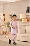 Baju Melayu Kids Teluk Belanga Deluxe Smart Fit - Pale Lilac