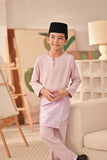 Baju Melayu Kids Teluk Belanga Deluxe Smart Fit - Pale Lilac