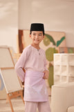 Baju Melayu Kids Teluk Belanga Deluxe Smart Fit - Pale Lilac