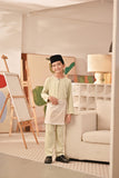 Baju Melayu Kids Teluk Belanga Deluxe Smart Fit - Aloe Wash