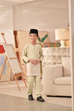 Baju Melayu Kids Teluk Belanga Deluxe Smart Fit - Aloe Wash