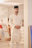 Baju Melayu Teluk Belanga Deluxe Smart Fit - Whisper White