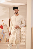 Baju Melayu Teluk Belanga Deluxe Smart Fit - Whisper White