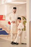 Baju Melayu Teluk Belanga Deluxe Smart Fit - Whisper White