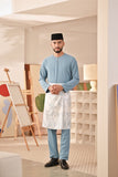 Baju Melayu Teluk Belanga Deluxe Smart Fit - Storm Blue