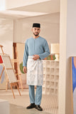 Baju Melayu Teluk Belanga Deluxe Smart Fit - Storm Blue