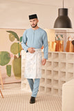 Baju Melayu Teluk Belanga Deluxe Smart Fit - Storm Blue