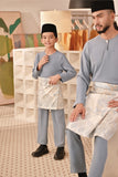 Baju Melayu Teluk Belanga Deluxe Smart Fit - Ashley Blue