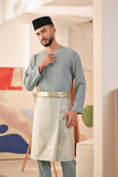 Baju Melayu Teluk Belanga Deluxe Smart Fit - Mineral Blue