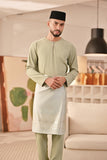 Baju Melayu Teluk Belanga Deluxe Smart Fit - Desert Sage