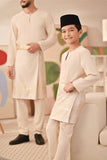 Baju Melayu Teluk Belanga Deluxe Smart Fit - Sand Dollar