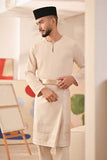 Baju Melayu Teluk Belanga Deluxe Smart Fit - Sand Dollar