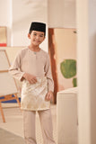 Baju Melayu Kids Teluk Belanga Deluxe Smart Fit - Moonlight