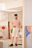 Baju Melayu Teluk Belanga Deluxe Smart Fit - Coral Buff