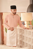 Baju Melayu Teluk Belanga Deluxe Smart Fit - Coral Buff