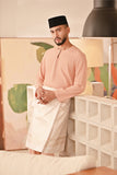 Baju Melayu Teluk Belanga Deluxe Smart Fit - Coral Buff