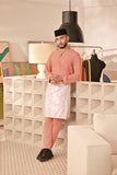 Baju Melayu Teluk Belanga Deluxe Smart Fit - Rose Dawn