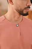 Baju Melayu Teluk Belanga Deluxe Smart Fit - Rose Dawn