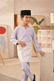 Baju Melayu Kids Teluk Belanga Deluxe Smart Fit - Light Lavender