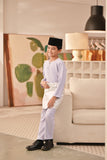 Baju Melayu Kids Teluk Belanga Deluxe Smart Fit - Light Lavender